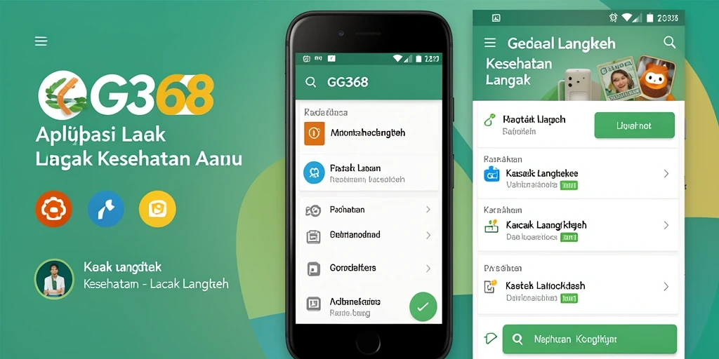 Tampilan antarmuka GG368 yang sederhana dan informatif untuk lacak langkah.